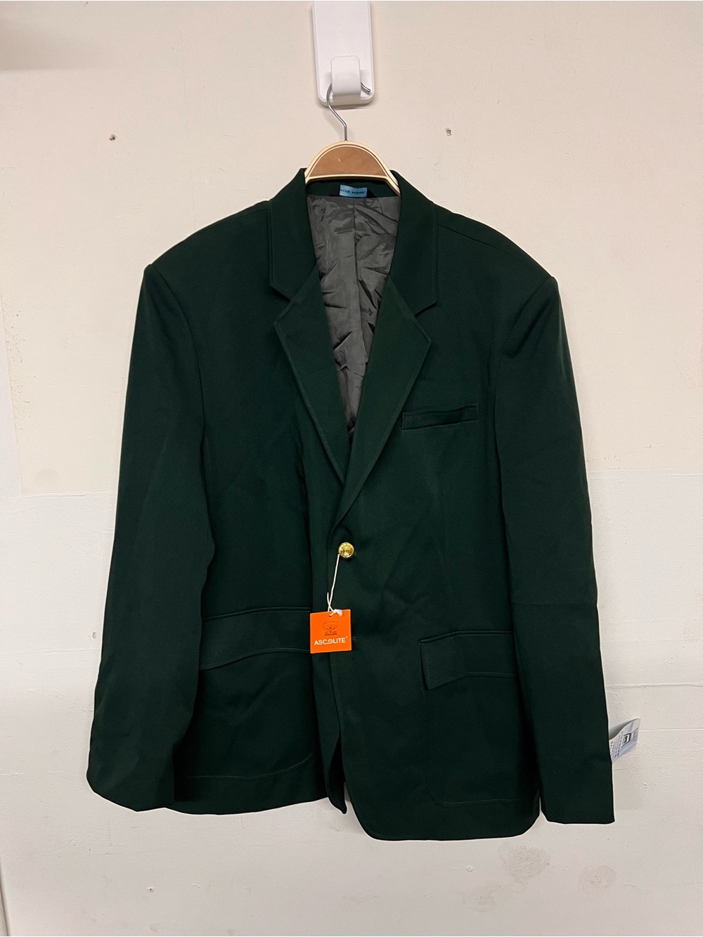 Men's Career Wear by Executive Apparel‎ Dark Green Single-Breasted Blazer